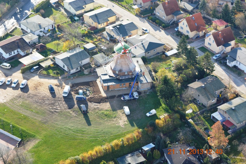 Luftbildaufnahme der Kröpeliner Mühle