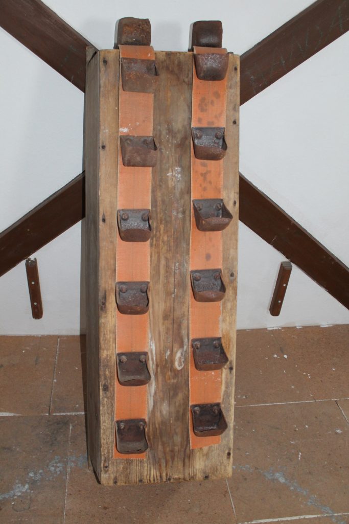 3. Obergeschoss Mühlenausstellung Becherwerk